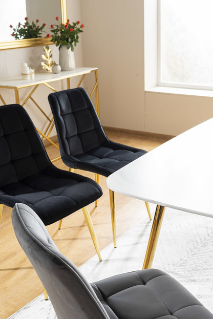Kitchen Chair Sao Paulo | size: Width: 50cm, Height: 88cm, Depth: 43cm | color: Gray | image: 3 | variant: 1003578