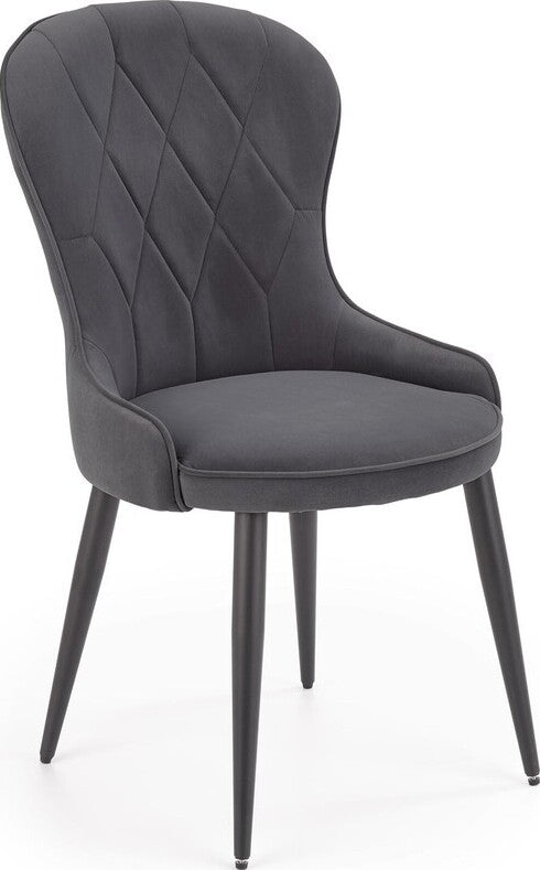 Kitchen Chair Sarajevo | size: Width: 52cm, Height: 92cm, Depth: 58cm | color: Gray | image: 1 | variant: 1002272