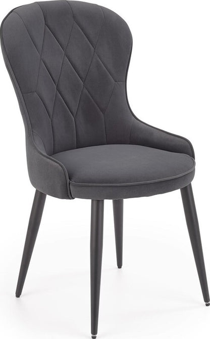 Kitchen Chair Sarajevo | size: Width: 52cm, Height: 92cm, Depth: 58cm | color: Gray | image: 1 | variant: 1002272