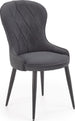Kitchen Chair Sarajevo | size: Width: 52cm, Height: 92cm, Depth: 58cm | color: Gray | image: 1 | variant: 1002272
