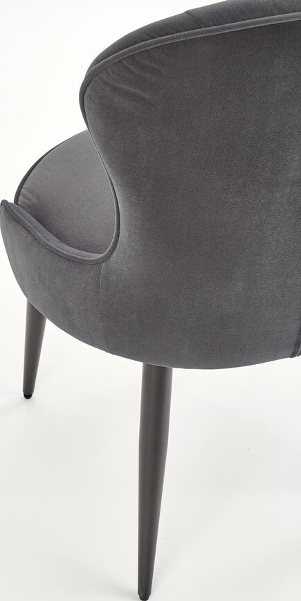 Kitchen Chair Sarajevo | size: Width: 52cm, Height: 92cm, Depth: 58cm | color: Gray | image: 2 | variant: 1002272