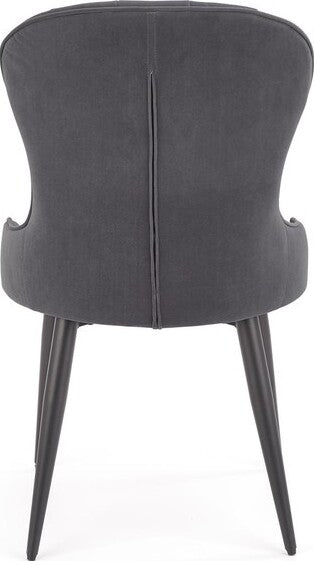Kitchen Chair Sarajevo | size: Width: 52cm, Height: 92cm, Depth: 58cm | color: Gray | image: 4 | variant: 1002272