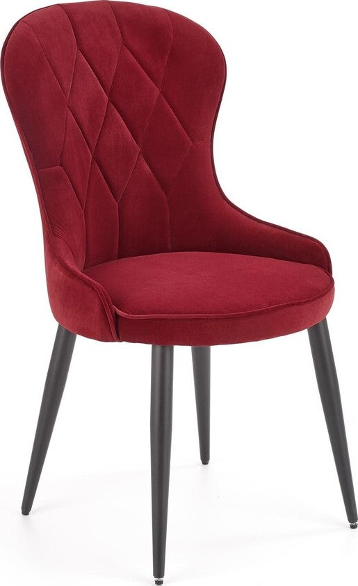 Kitchen Chair Sarajevo | size: Width: 52cm, Height: 92cm, Depth: 58cm | color: Red | image: 1 | variant: 1002271
