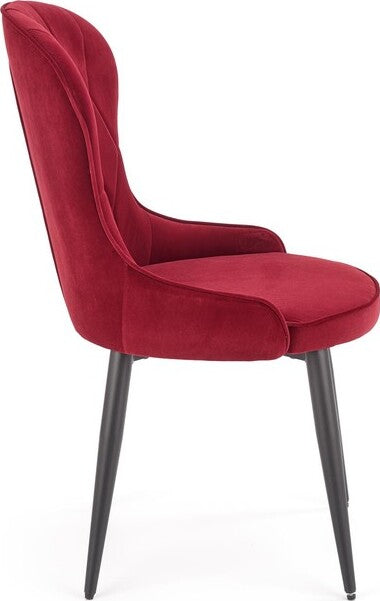 Kitchen Chair Sarajevo | size: Width: 52cm, Height: 92cm, Depth: 58cm | color: Red | image: 2 | variant: 1002271