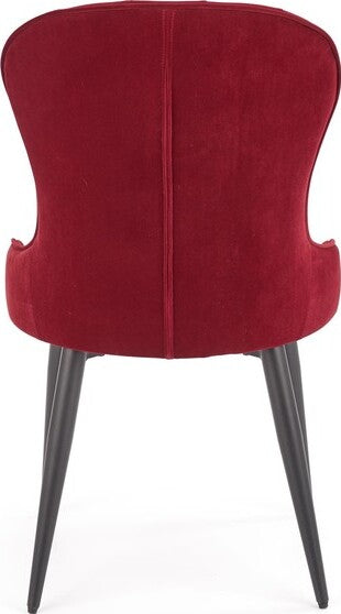 Kitchen Chair Sarajevo | size: Width: 52cm, Height: 92cm, Depth: 58cm | color: Red | image: 4 | variant: 1002271