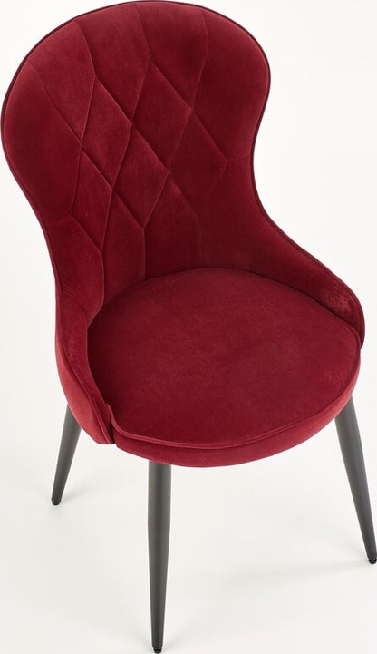 Kitchen Chair Sarajevo | size: Width: 52cm, Height: 92cm, Depth: 58cm | color: Red | image: 6 | variant: 1002271