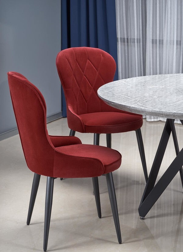 Kitchen Chair Sarajevo | size: Width: 52cm, Height: 92cm, Depth: 58cm | color: Red | image: 8 | variant: 1002271
