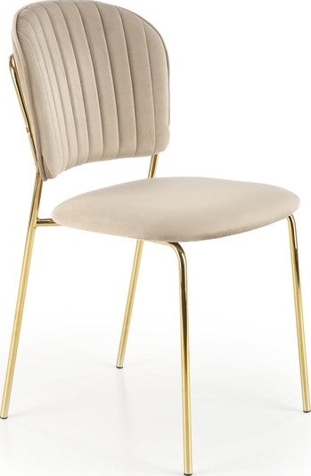 Kitchen Chair Seville | size: Width: 47cm, Height: 85cm, Depth: 56cm | color: Beige | image: 0 | variant: 1002480