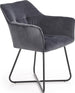 Kitchen Chair Skopje | size: Width: 60cm, Height: 81cm, Depth: 62cm | color: Gray | image: 1 | variant: 1002281