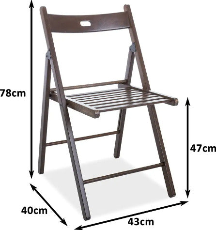 Kitchen Chair Smart II | size: Width: 43cm, Height: 78cm, Depth: 40cm | color: Brown | image: 2 | variant: 1003730