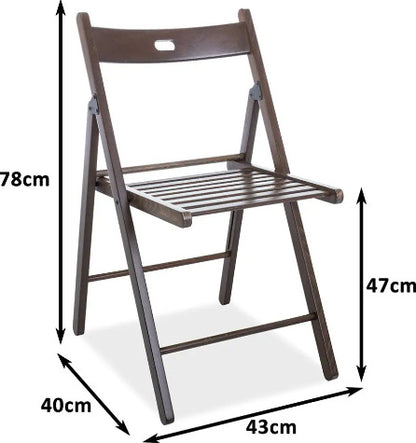 Kitchen Chair Smart II | size: Width: 43cm, Height: 78cm, Depth: 40cm | color: Brown | image: 2 | variant: 1003730