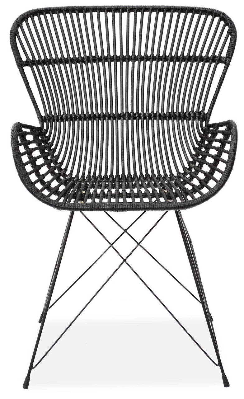 Kitchen Chair Sofia | size: Width: 61cm, Height: 90cm, Depth: 63cm | color: Black | image: 4 | variant: 1002255