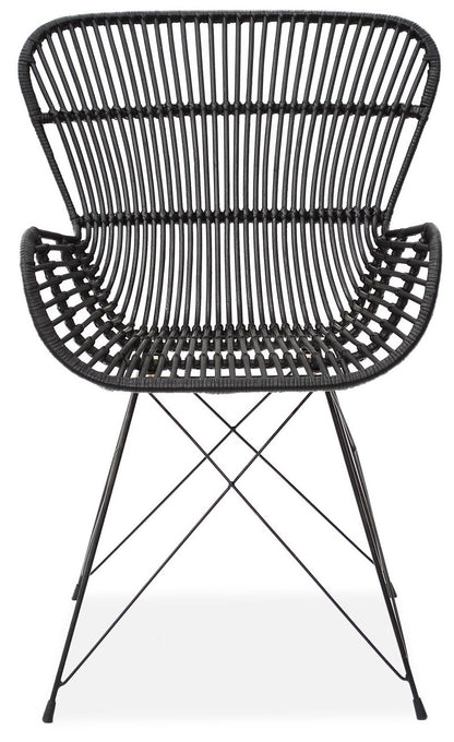 Kitchen Chair Sofia | size: Width: 61cm, Height: 90cm, Depth: 63cm | color: Black | image: 4 | variant: 1002255