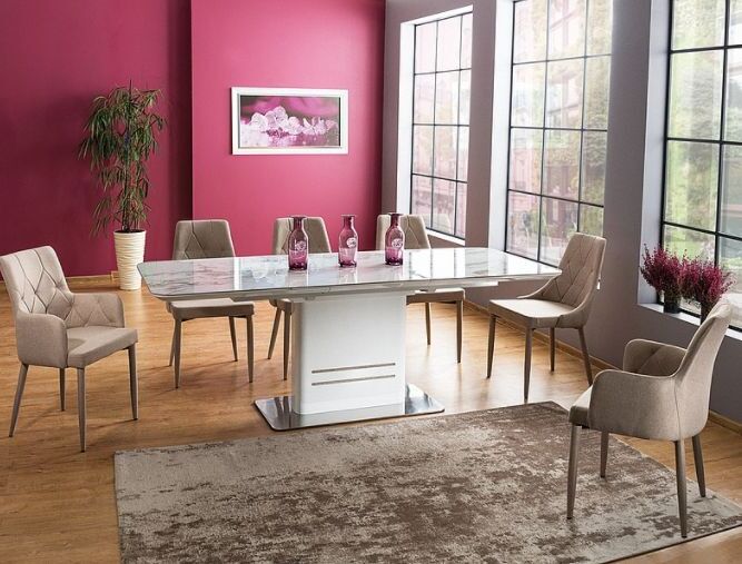 Kitchen Chair Soweto | size: Width: 55cm, Height: 88cm, Depth: 44cm | color: Gray | image: 4 | variant: 1007704