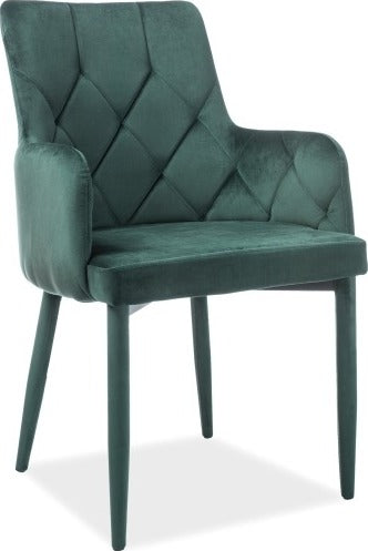 Kitchen Chair Soweto | size: Width: 55cm, Height: 88cm, Depth: 44cm | color: Green | image: 1 | variant: 1003725