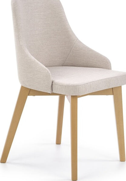 Kitchen Chair St Etienne | size: Width: 51cm, Height: 82cm, Depth: 55cm | color: Beige | image: 1 | variant: 1002592