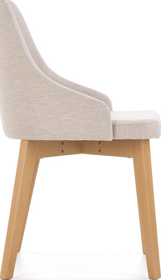 Kitchen Chair St Etienne | size: Width: 51cm, Height: 82cm, Depth: 55cm | color: Beige | image: 3 | variant: 1002592