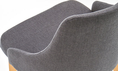 Kitchen Chair St Etienne | size: Width: 51cm, Height: 82cm, Depth: 55cm | color: Black | image: 3 | variant: 1002593