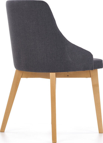Kitchen Chair St Etienne | size: Width: 51cm, Height: 82cm, Depth: 55cm | color: Black | image: 5 | variant: 1002593