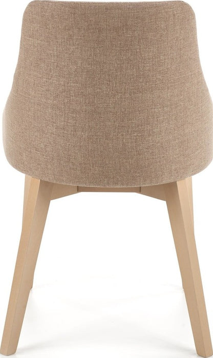 Kitchen Chair St Etienne | size: Width: 51cm, Height: 82cm, Depth: 55cm | color: Brown | image: 2 | variant: 1002589