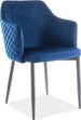 Kitchen Chair St Gallen | size: Width: 46cm, Height: 84cm, Depth: 46cm | color: Blue | image: 1 | variant: 1003540