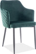 Kitchen Chair St Gallen | size: Width: 46cm, Height: 84cm, Depth: 46cm | color: Green | image: 1 | variant: 1003541