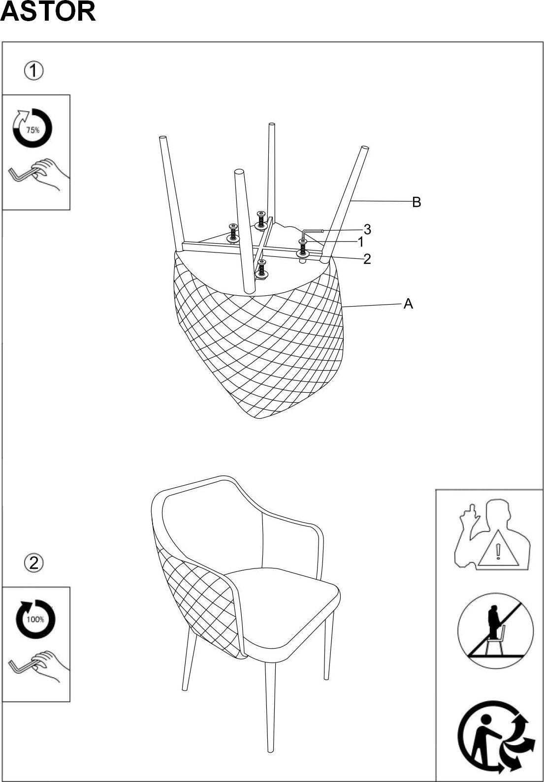 Kitchen Chair St Gallen | size: Width: 46cm, Height: 84cm, Depth: 46cm | color: Green | image: 6 | variant: 1003541