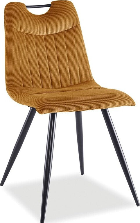 Kitchen Chair St Louis | size: Width: 45cm, Height: 86cm, Depth: 40cm | color: Yellow | image: 1 | variant: 1003696
