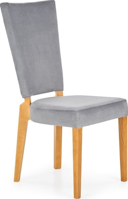 Kitchen Chair Strasbourg | size: Width: 43cm, Height: 94cm, Depth: 58cm | color: Brown/Grey | image: 1 | variant: 1002569