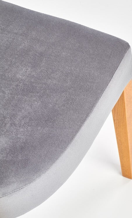 Kitchen Chair Strasbourg | size: Width: 43cm, Height: 94cm, Depth: 58cm | color: Brown/Grey | image: 3 | variant: 1002569
