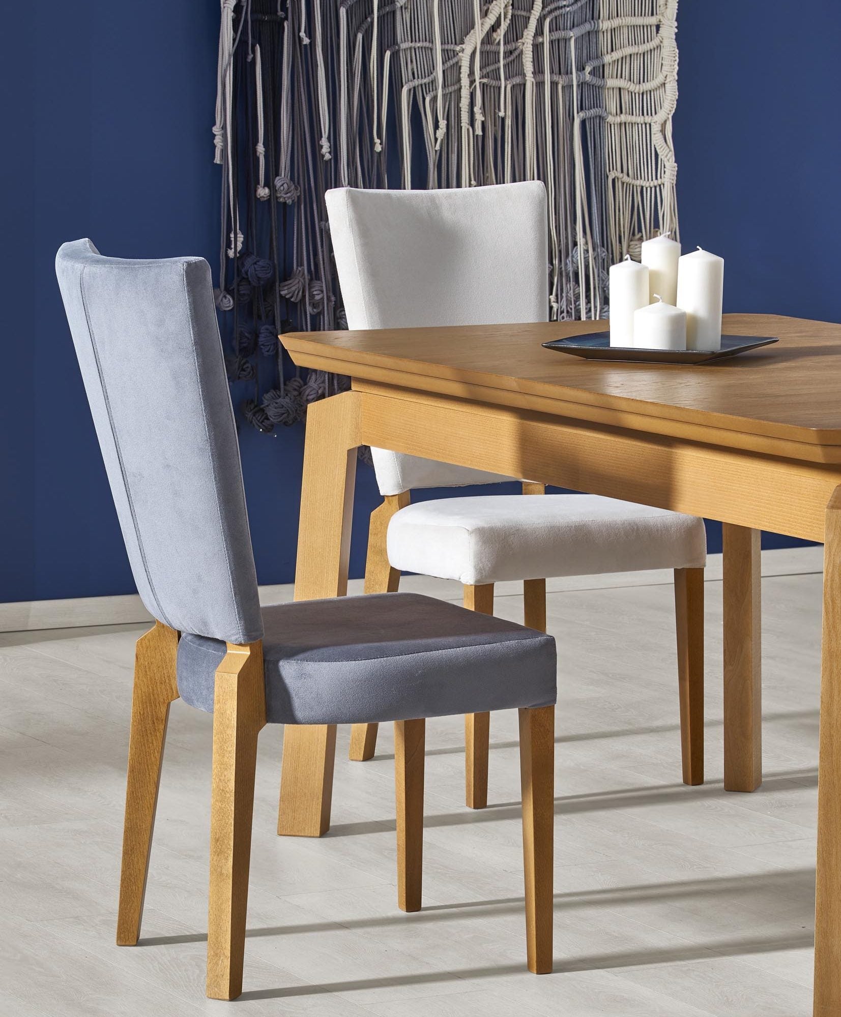 Kitchen Chair Strasbourg | size: Width: 43cm, Height: 94cm, Depth: 58cm | color: Brown/Grey | image: 8 | variant: 1002569