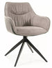 Kitchen Chair Surat | size: Width: 58cm, Height: 83cm, Depth: 43cm | color: Gray | image: 0 | variant: 1003773