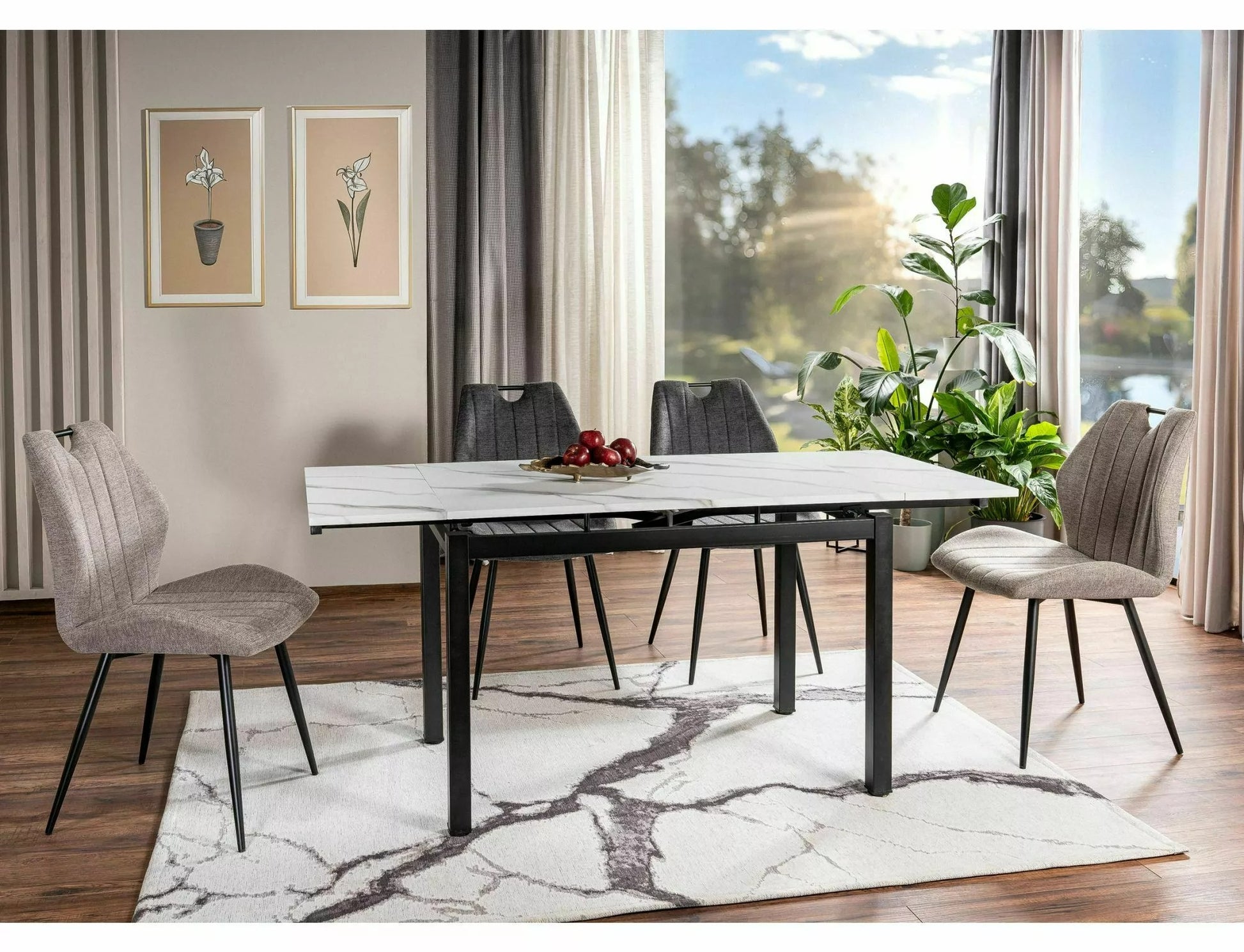 Kitchen Chair Taipei | size: Width: 51cm, Height: 91cm, Depth: 43cm | color: Gray | image: 1 | variant: 1003978