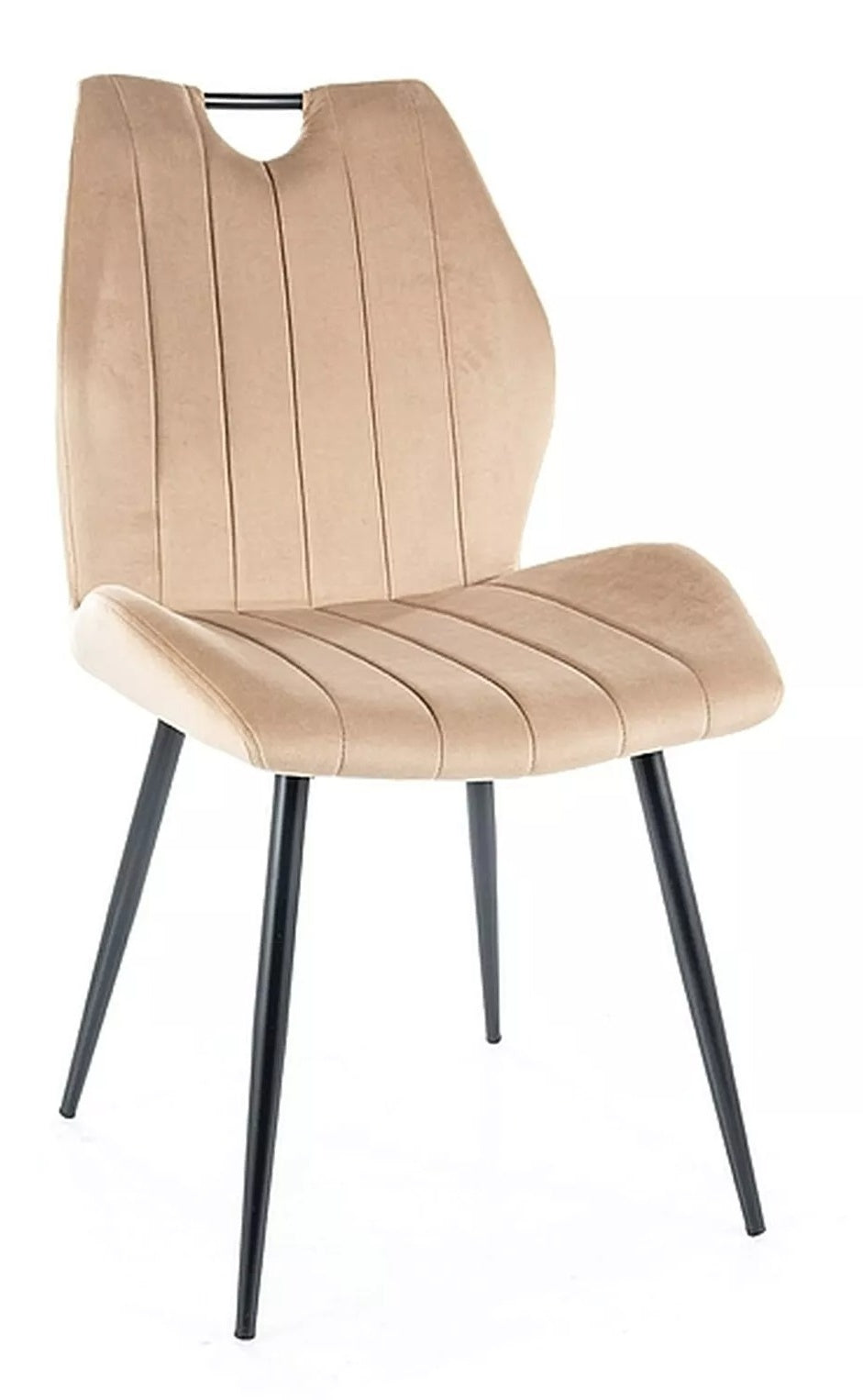 Kitchen Chair Taipei | size: Width: 51cm, Height: 91cm, Depth: 46cm | color: Beige | image: 0 | variant: 1003536
