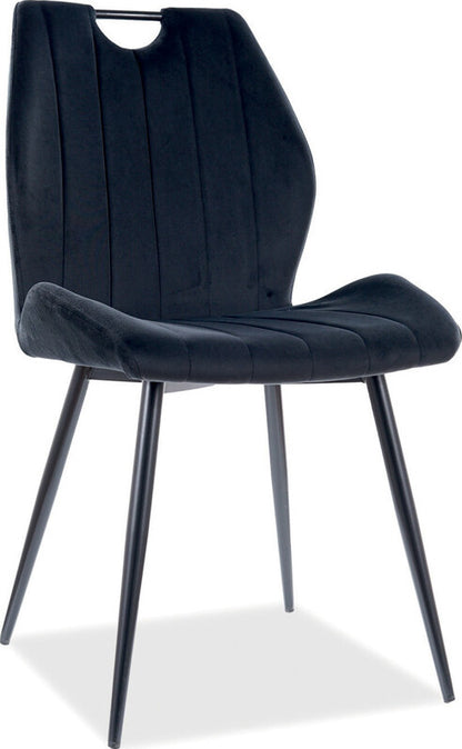 Kitchen Chair Taipei | size: Width: 51cm, Height: 91cm, Depth: 46cm | color: Black | image: 1 | variant: 1003532