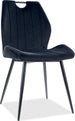Kitchen Chair Taipei | size: Width: 51cm, Height: 91cm, Depth: 46cm | color: Black | image: 1 | variant: 1003532