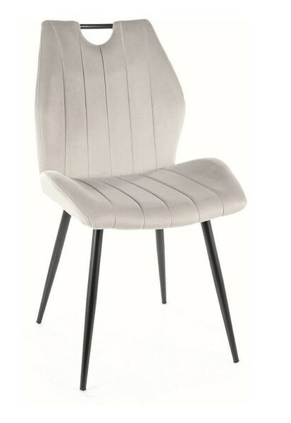 Kitchen Chair Taipei | size: Width: 51cm, Height: 91cm, Depth: 46cm | color: Gray | image: 0 | variant: 1003538