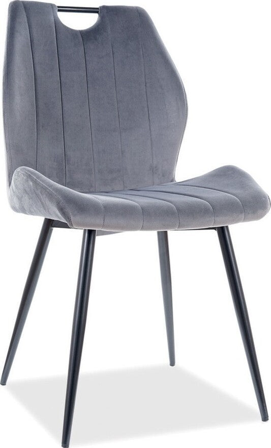 Kitchen Chair Taipei | size: Width: 51cm, Height: 91cm, Depth: 46cm | color: Gray | image: 1 | variant: 1003534