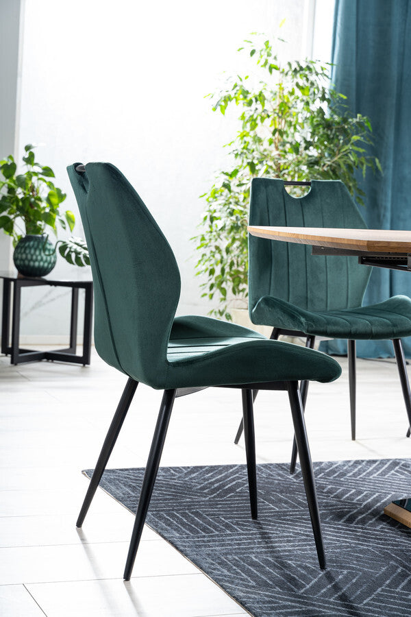 Kitchen Chair Taipei | size: Width: 51cm, Height: 91cm, Depth: 46cm | color: Green | image: 2 | variant: 1003533