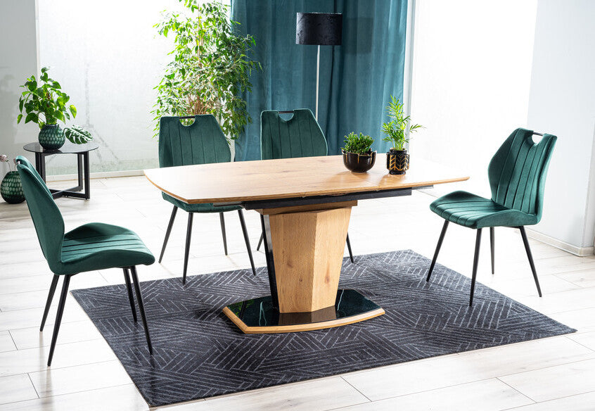 Kitchen Chair Taipei | size: Width: 51cm, Height: 91cm, Depth: 46cm | color: Green | image: 3 | variant: 1003533