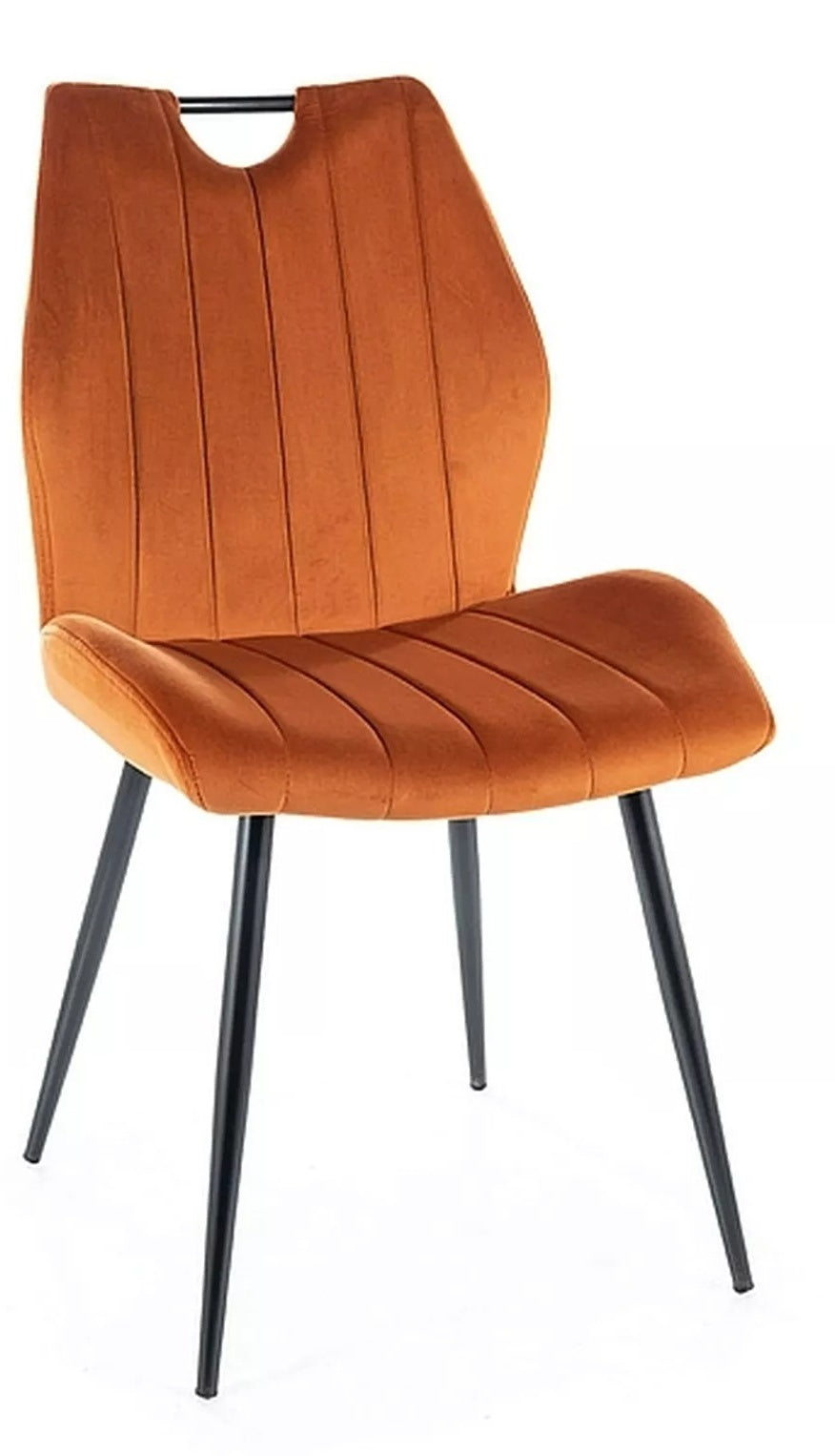 Kitchen Chair Taipei | size: Width: 51cm, Height: 91cm, Depth: 46cm | color: Orange | image: 0 | variant: 1003537