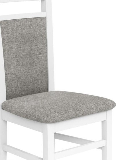Kitchen Chair Tallinn | size: Width: 46cm, Height: 97cm, Depth: 55cm | color: White/Grey | image: 1 | variant: 1002137