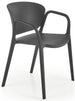 Kitchen Chair Tangier | size: Width: 60cm, Height: 76cm, Depth: 56cm | color: Black | image: 0 | variant: 1002455