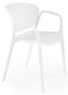 Kitchen Chair Tangier | size: Width: 60cm, Height: 76cm, Depth: 56cm | color: White | image: 0 | variant: 1002454