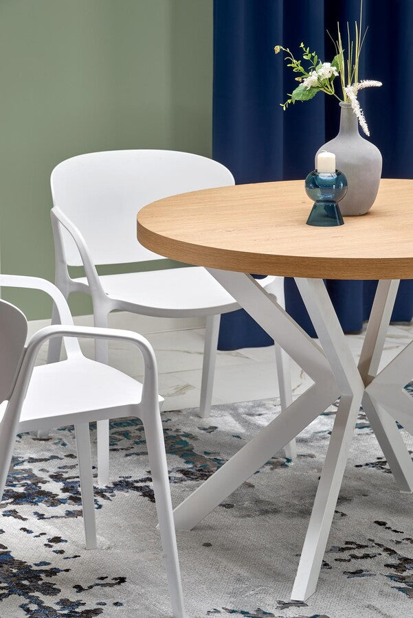 Kitchen Chair Tangier | size: Width: 60cm, Height: 76cm, Depth: 56cm | color: White | image: 1 | variant: 1002454
