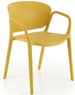 Kitchen Chair Tangier | size: Width: 60cm, Height: 76cm, Depth: 56cm | color: Yellow | image: 0 | variant: 1002456