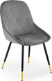 Kitchen Chair Tashkent | size: Width: 49cm, Height: 88cm, Depth: 55cm | color: Gray | image: 1 | variant: 1002377