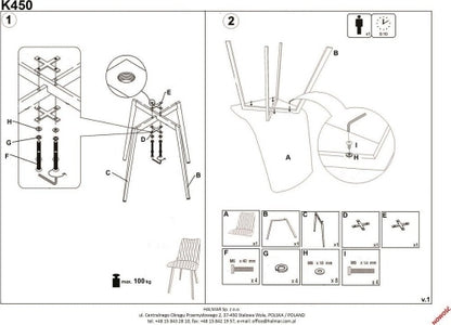 Kitchen Chair Tehran | size: Width: 44cm, Height: 85cm, Depth: 58cm | color: Green | image: 9 | variant: 1002397