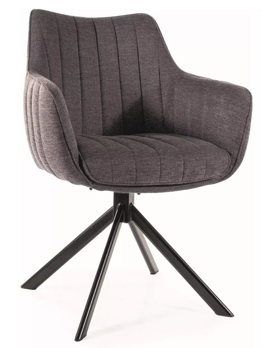 Kitchen Chair Tel Aviv | size: Width: 60cm, Height: 86cm, Depth: 44cm | color: Gray | image: 0 | variant: 1003949