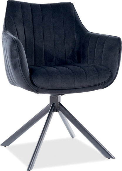 Kitchen Chair Tel Aviv | size: Width: 61cm, Height: 86cm, Depth: 44cm | color: Black | image: 1 | variant: 1003549